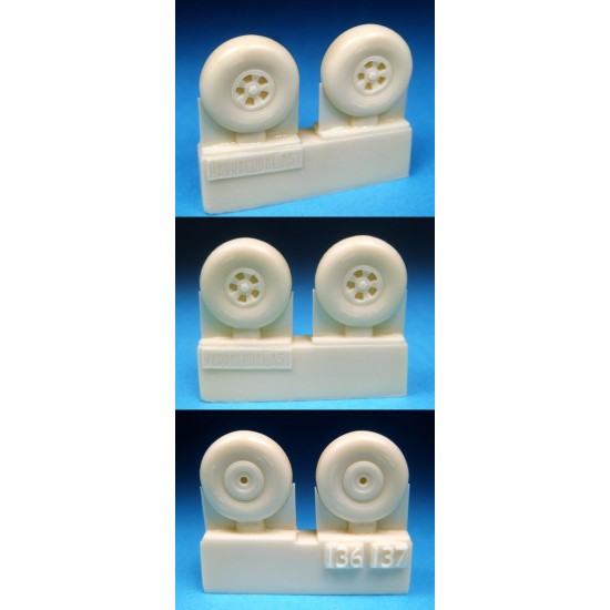 1/72 Hawker Typhoon, Tempest Series 1 Main Wheels