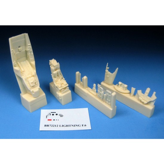 1/72 BAC Lightning F.6 Cockpit Set for Airfix kit
