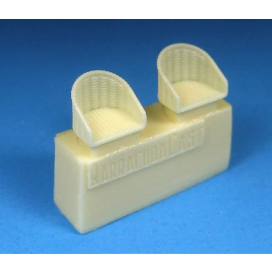 1/72 WWI British Wicker Seats Set without Seat Belts (2 Seats)