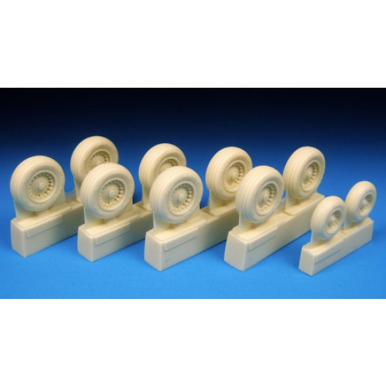1/72 Rockwell B-1B Lancer Main and Nose Wheels Set for Airfix/Monogram kit