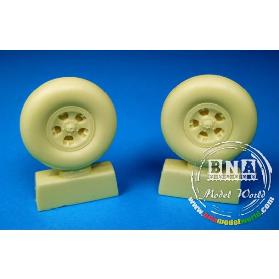 1/32 Spitfire 5-Slot Main Wheels for Tamiya/Hasegawa kits