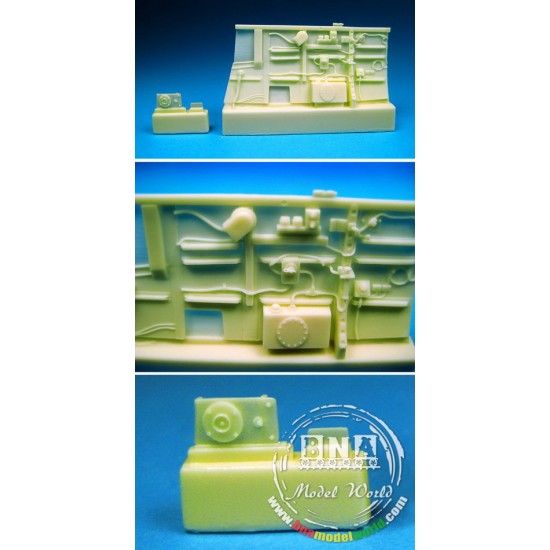1/32 Spitfire Starboard Cockpit Sidewall for Tamiya kits