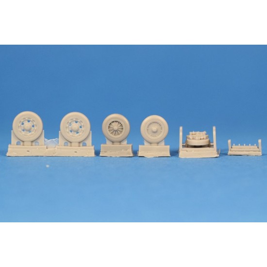 1/48 Northrop T-38 Talon Wheels Late for Wolfpack kits