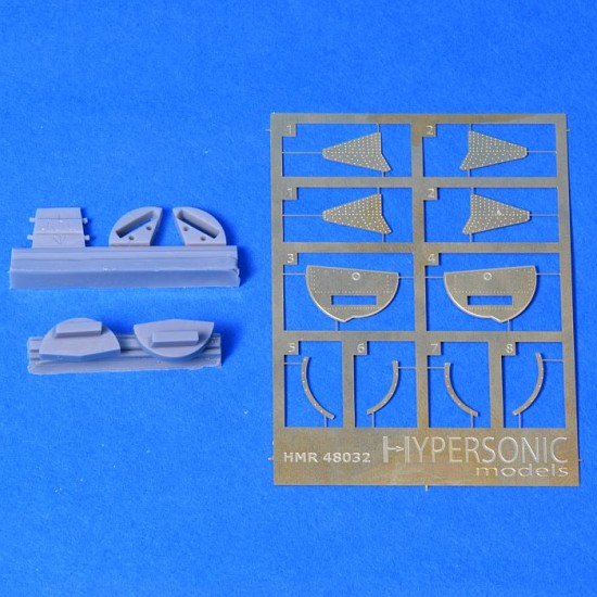1/48 McDonnell Douglas F-4 Phantom Stabilator Upgrade Set for Zoukei Mura kits