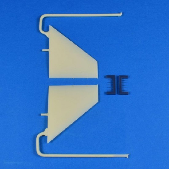 1/48 F-16A/B Small Stabilators for Kinetic kits