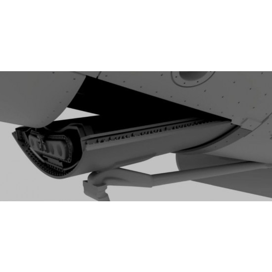 1/48 F-104 Drag Chute Bay and Canister for Kinetic kits