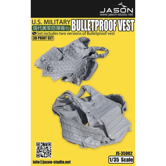 1/35 US Military Bulletproof Vest (2pcs)