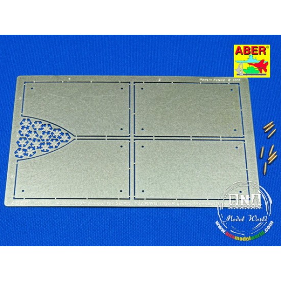 Grilles for 1/16 German Tiger II Henschel Armour for Tamiya/Trumpeter kits