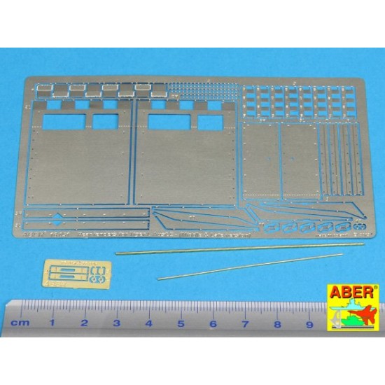 1/16 Rear Fenders for German Tiger I Ausf.E (Late Version) for HobbyBoss kit