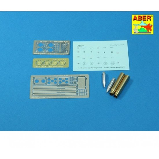 1/16 PzKpfw. IV Ausf.H Vol.16B Long Rounds Ammo Stowage Rack Type B for Trumpeter kits
