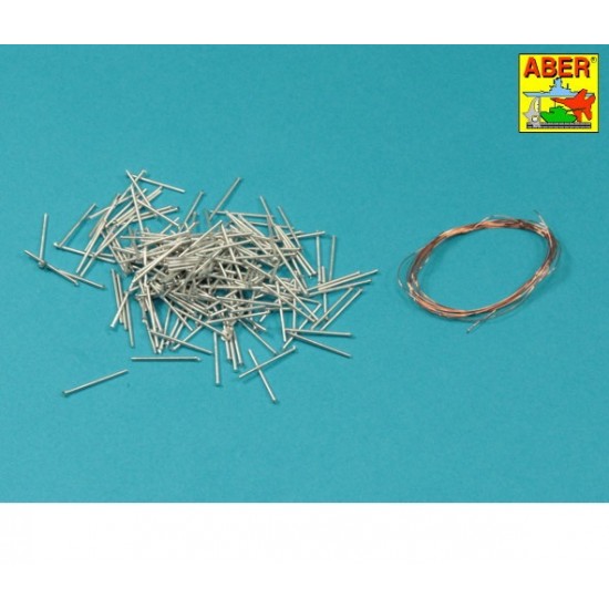 1/16 PzKpfw.I Ausf. A/B Track Link Pins (200pcs) for Takom kits