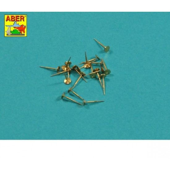 1/200 US Navy Ships 40mm Bofors Mk.1 Gun Barrels (20pcs)