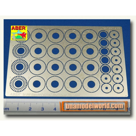 1/24 Standard Slotted Discs Brakes (Diameter: 14mm)