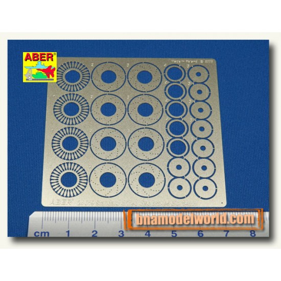 1/24 Standard Drilled Discs Brakes (Diameter: 14mm)