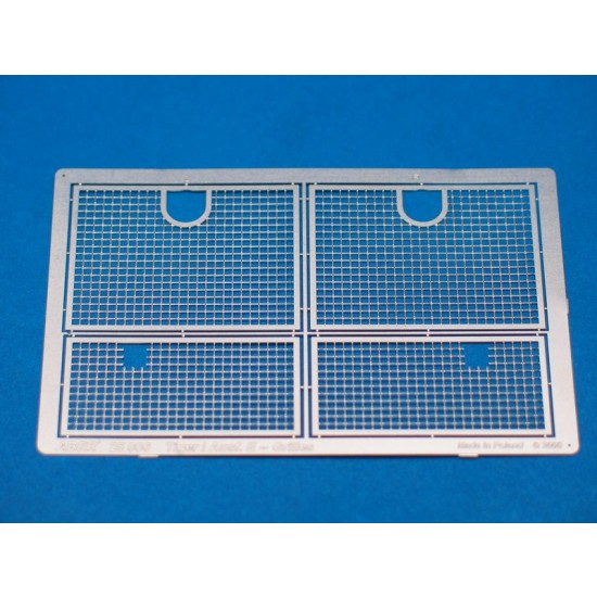 1/25 SdKfz.181 Tiger I Grilles for Tamiya kit