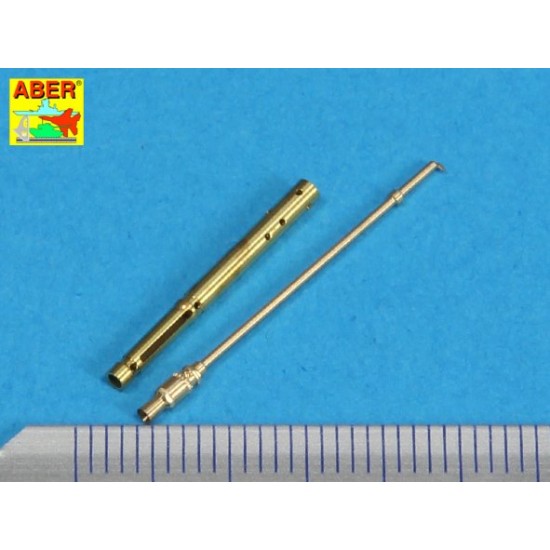 1/25 Turned Barrel for German Tank Machine Gun MG34 w/Panzer Mantel