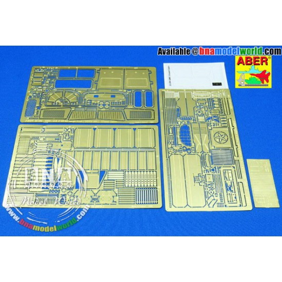 1/35 GMC with Closed Cabin US 2.5ton Cargo Truck Detail-up Set for Italeri kit