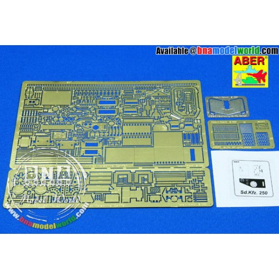 1/35 SdKfz.250/1 "Neu" Armoured Personnel Carrier Detail-up Set for Dragon kit