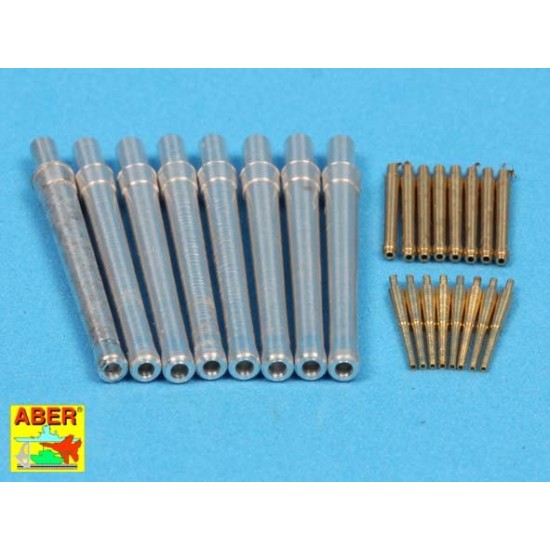 1/350 Set of Barrels for HMS Warspite Battleship 15" Mk.I x8; 6" Mk.XII x8; 4" Mk.XVI x8