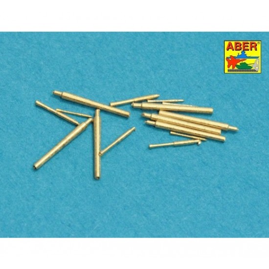 1/350 Japanese Light Cruiser Barrels Set (140mmx7, 25mmx4, 13mmx4)