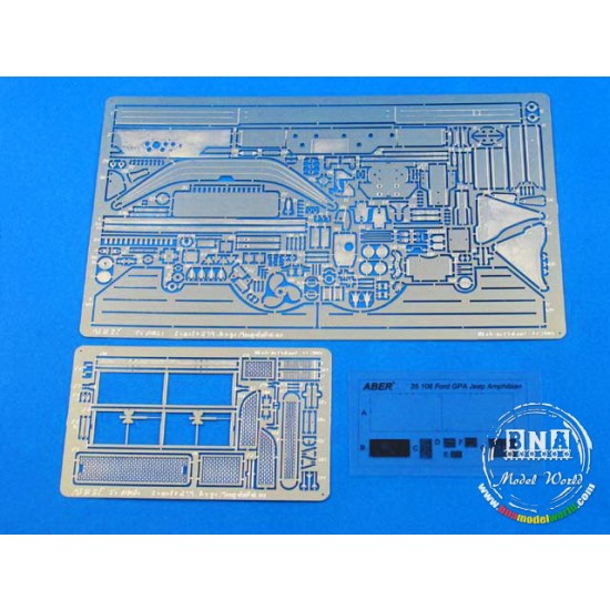 Photoetch for 1/35 Ford GPA Amphibian Jeep for Tamiya kit