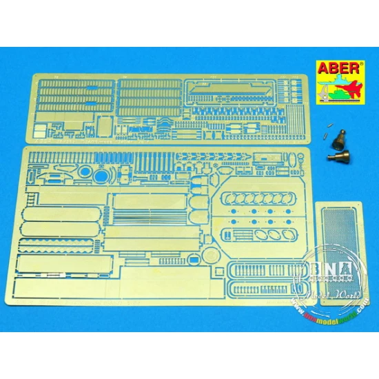 Photo-etched parts for 1/35 Russian T-34/76 model 1940/41 for Dragon kit