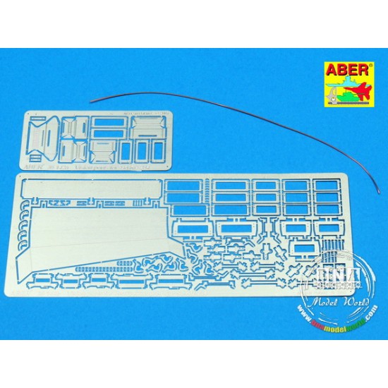 Vision Ports for 1/35 German Heavy Armoured Car SdKfz.234/4 for Italeri kit