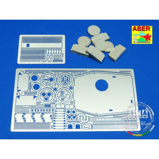 Photoetch for 1/35 Russian Heavy Tank KV-2 for Tamiya kit