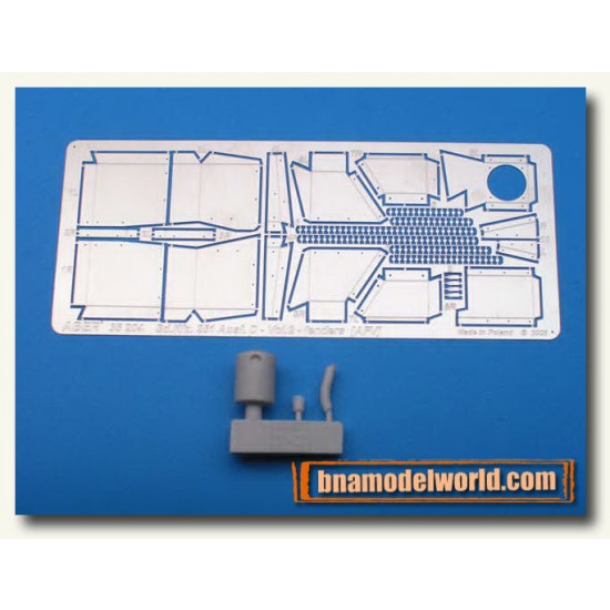 Photo-etched Fenders for 1/35 SdKfz.251/1 Ausf.D APC for AFV Club kit