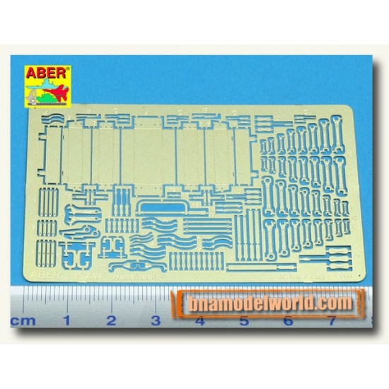 1/35 Photo-etched Hand Tools