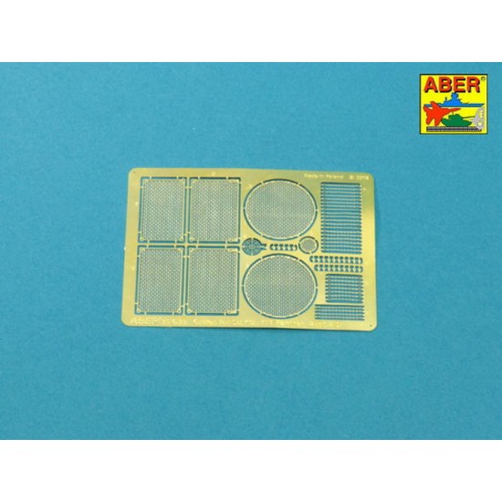 1/35 PzKpfw V Ausf.A "Panther" (Sd.Kfz.181) Grilles for Takom Models