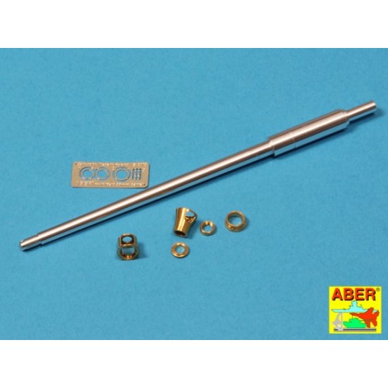 1/35 German 88mm KwK 43/3 L/71 Tiger B Serien-Turm Late Barrel for Tamiya kit