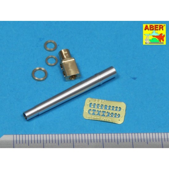 1/35 Late Barrel Mk.2 with Muzzle Brake for British 25pdr Field Gun