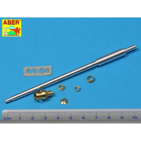 1/35 88mm Barrel KwK 43/3 L/71 Early for German Tiger B Porsche Late, Serien Early... (for Tamiya) New Ver.