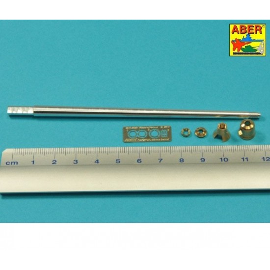 1/35 Jagdpanther Ausf G1 Early 8.8cm One Part Pak 43/3 L/71 Barrel for Takom kits