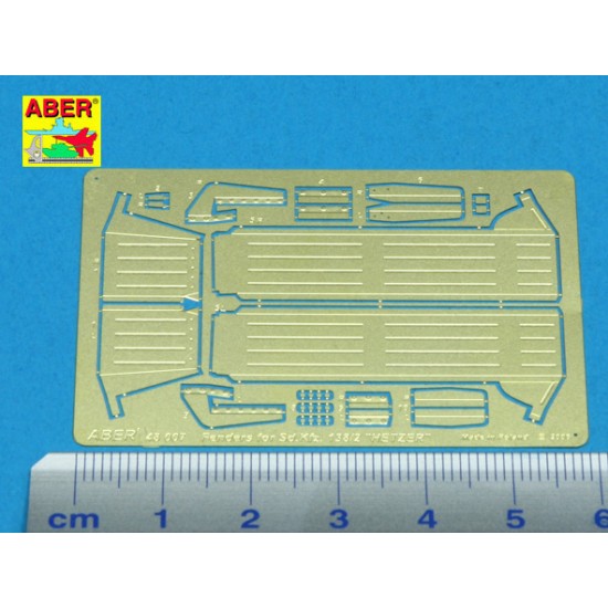 1/48 German Tank Destroyer SdKfz.138/2 Jagdpanzer 38(t) "HETZER" Fenders set for Tamiya