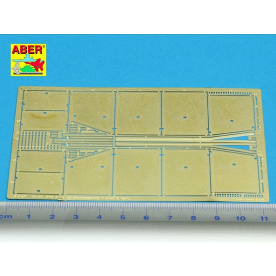 1/48 German Sturmgeschutz III Ausf.G Early Side Skirts set for Tamiya kit