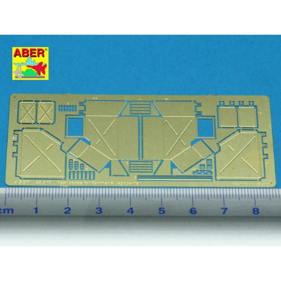 1/48 Photo-Etched Rear Boxes for Panther Tanks / Jagdpanther kit