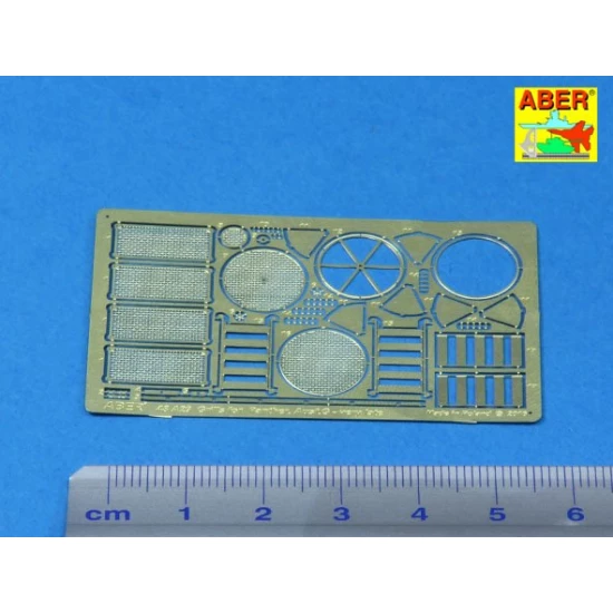 1/48 SdKfz.171 Panther Ausf.G Late Model Grills for Tamiya kit