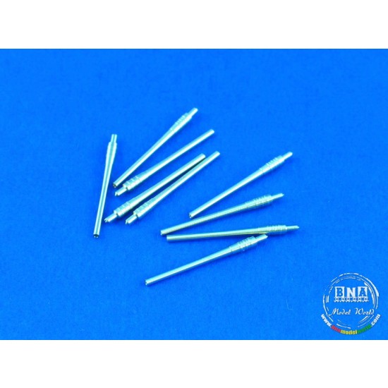 1/700 46.0cm Barrels for Japanese Warships Yamato, Musashi (9pcs)