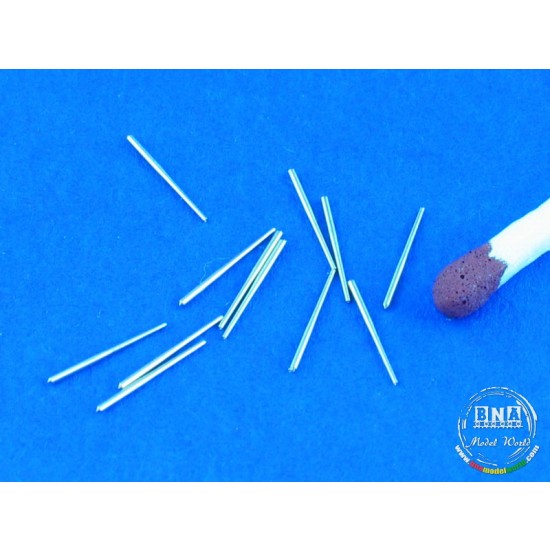 1/700 12.7cm Anti-Aircraft Barrels for Japanese Warships Yamato, Musashi (12pcs)