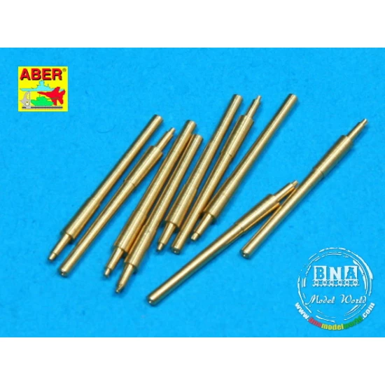 1/700 40.6cm Barrels for British Navy Ships: Nelson, Rodney (9pcs)