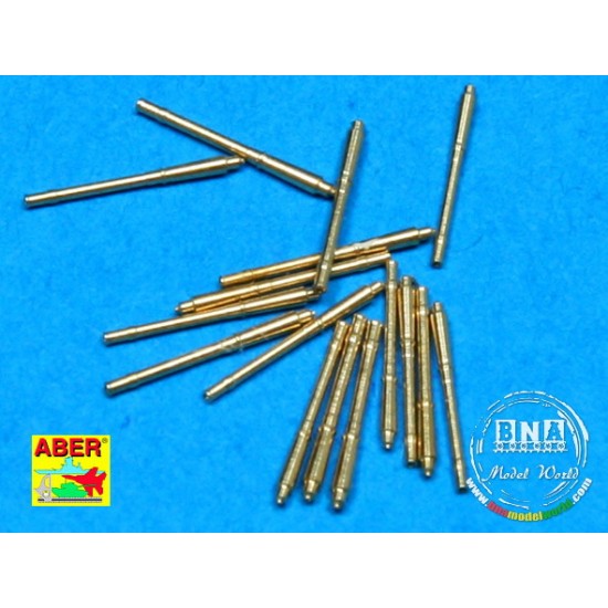 1/700 15.2cm Barrels for British Navy Ships: Nelson, Rodney (12pcs)