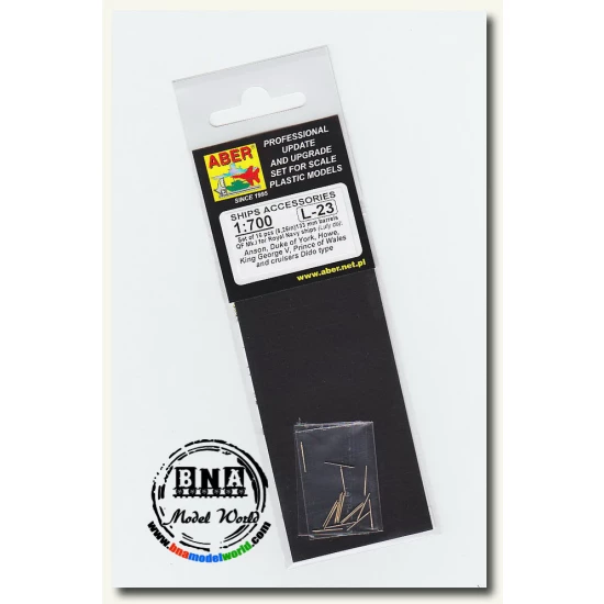 1/700 13.3cm (5.25in) QF MK.I Barrels for Royal Navy Ships (16pcs)