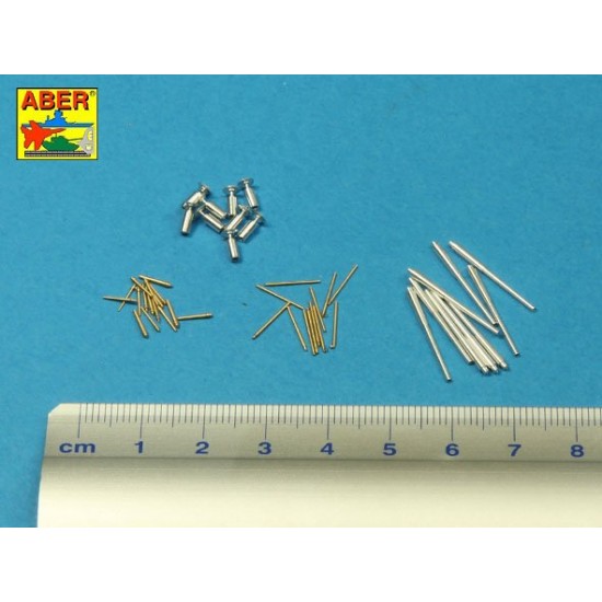 1/700 Italian Battleship RN Roma/Littorio/Vittorio Veneto Barrels Set