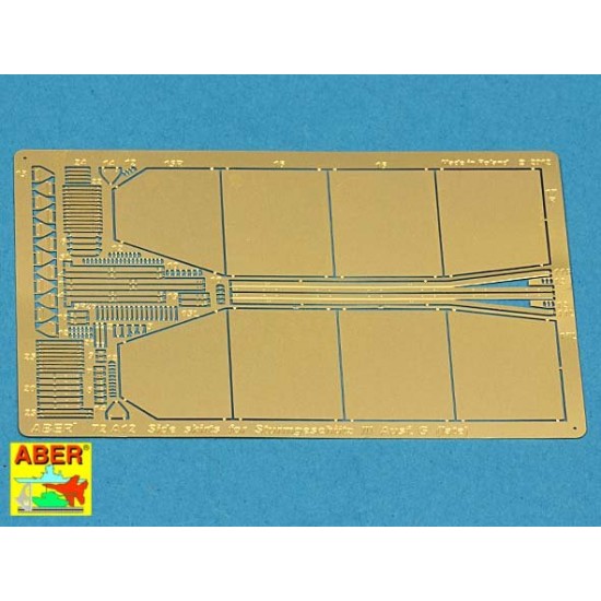 1/72 Side Skirts for Sturmgeschutz III, Ausf.G (Late model)