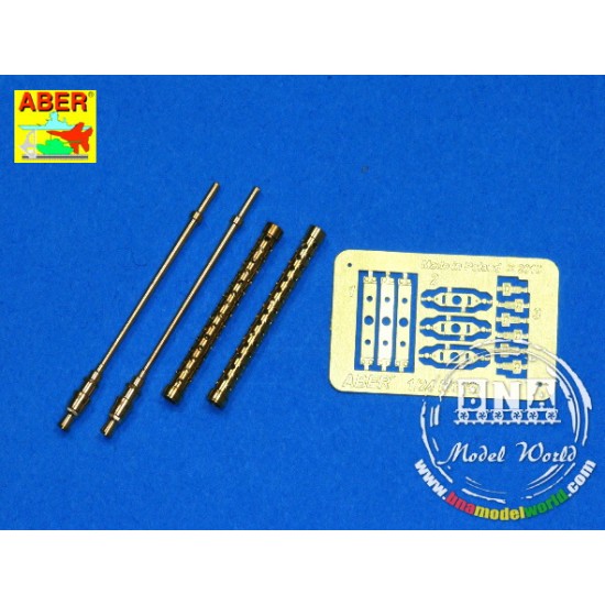 Barrels for 1/24 German 7.92mm MG17 Aircraft Machine Guns (2pcs)
