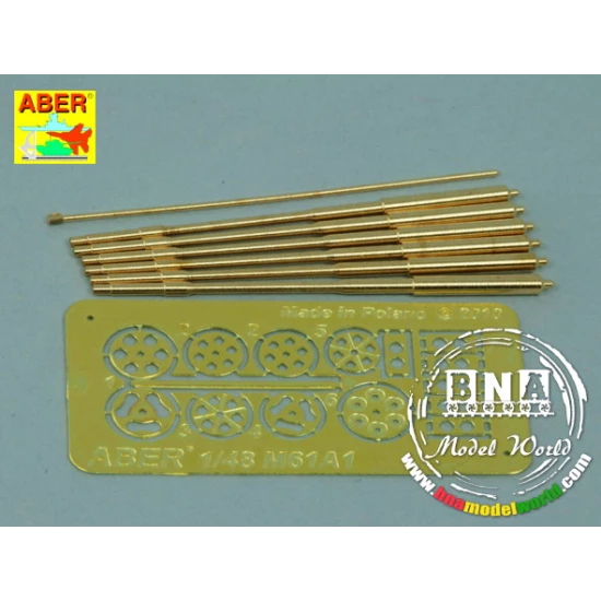 Barrels for 1/48 20mm Gun M61A1 used in Modern US Force Aircrafts