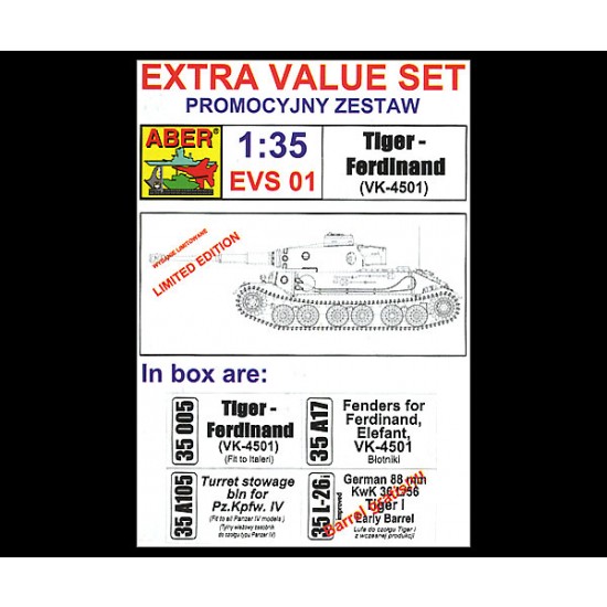 1/35 Tiger-Ferdinand Detail Set for Italeri kits