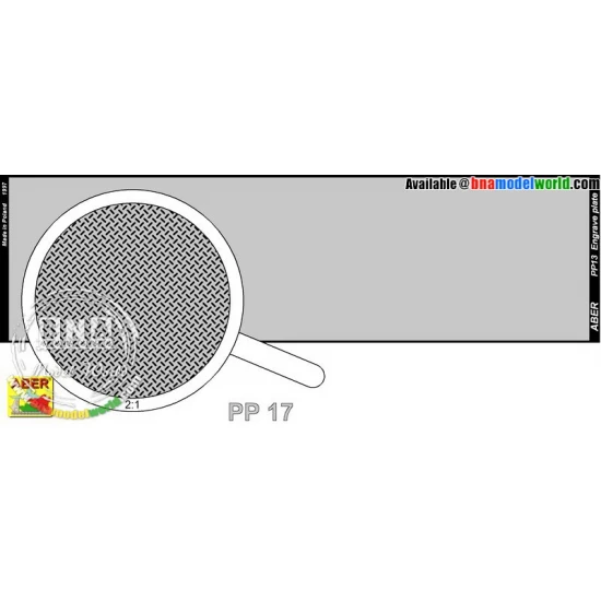Engrave Plate (140mm x 39mm) Pattern 17
